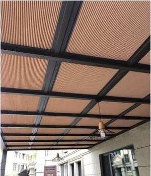 琼海八款阳光房遮阳蜂巢帘上门定制加工案例效果照片—海南布斯遮阳(图9)