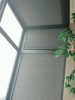 十一月份海南布斯安装的七个阳光房遮阳蜂巢帘安装案例   (图9)