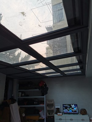 十一月份海南布斯安装的七个阳光房遮阳蜂巢帘安装案例   (图11)
