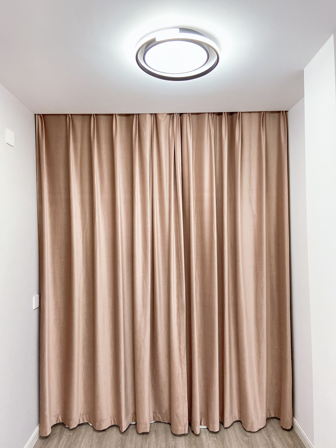卧室全遮光窗帘制作安装(图4)