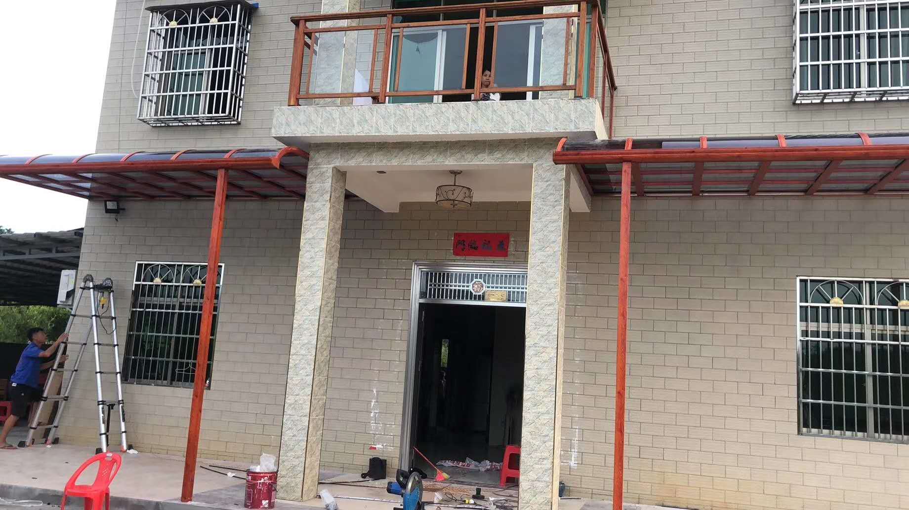 定安县铝合金雨棚定制(图2)